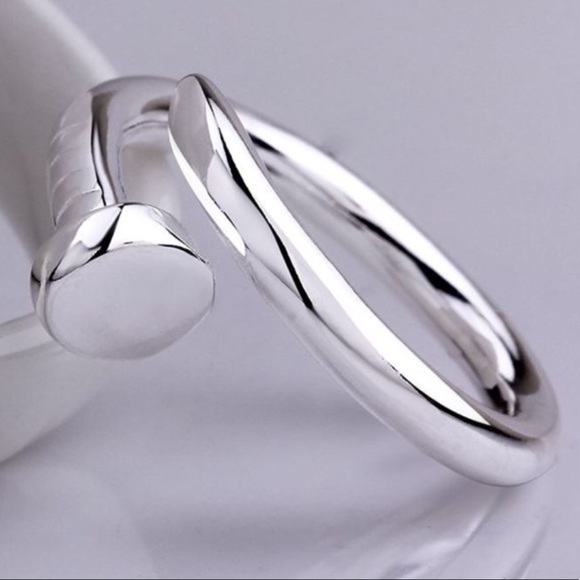 Silver Nail Ring (M15) - Picture 4 of 4